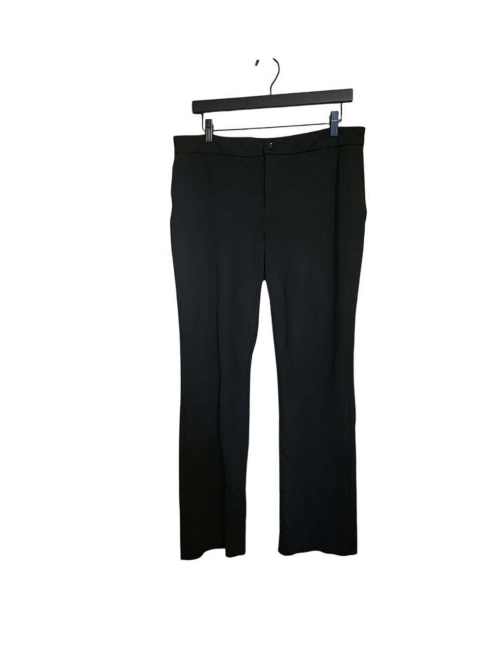 NYDJ Curves 360 Black Straight Leg Dress pants Womens Size 10